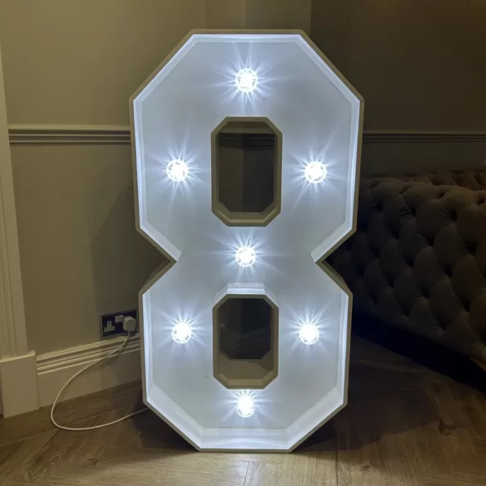 4ft LED Light up Number 8