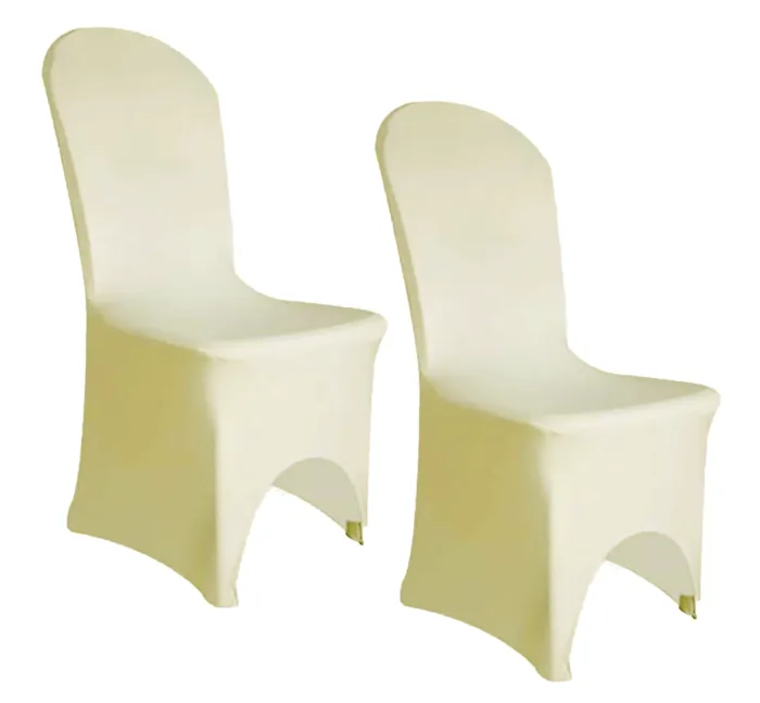 Spandex Black or White or Ivory Chair Cover - Image 3