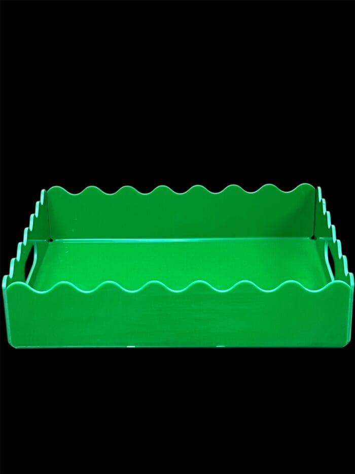 Green Acrylic Food Display Tray - Image 2
