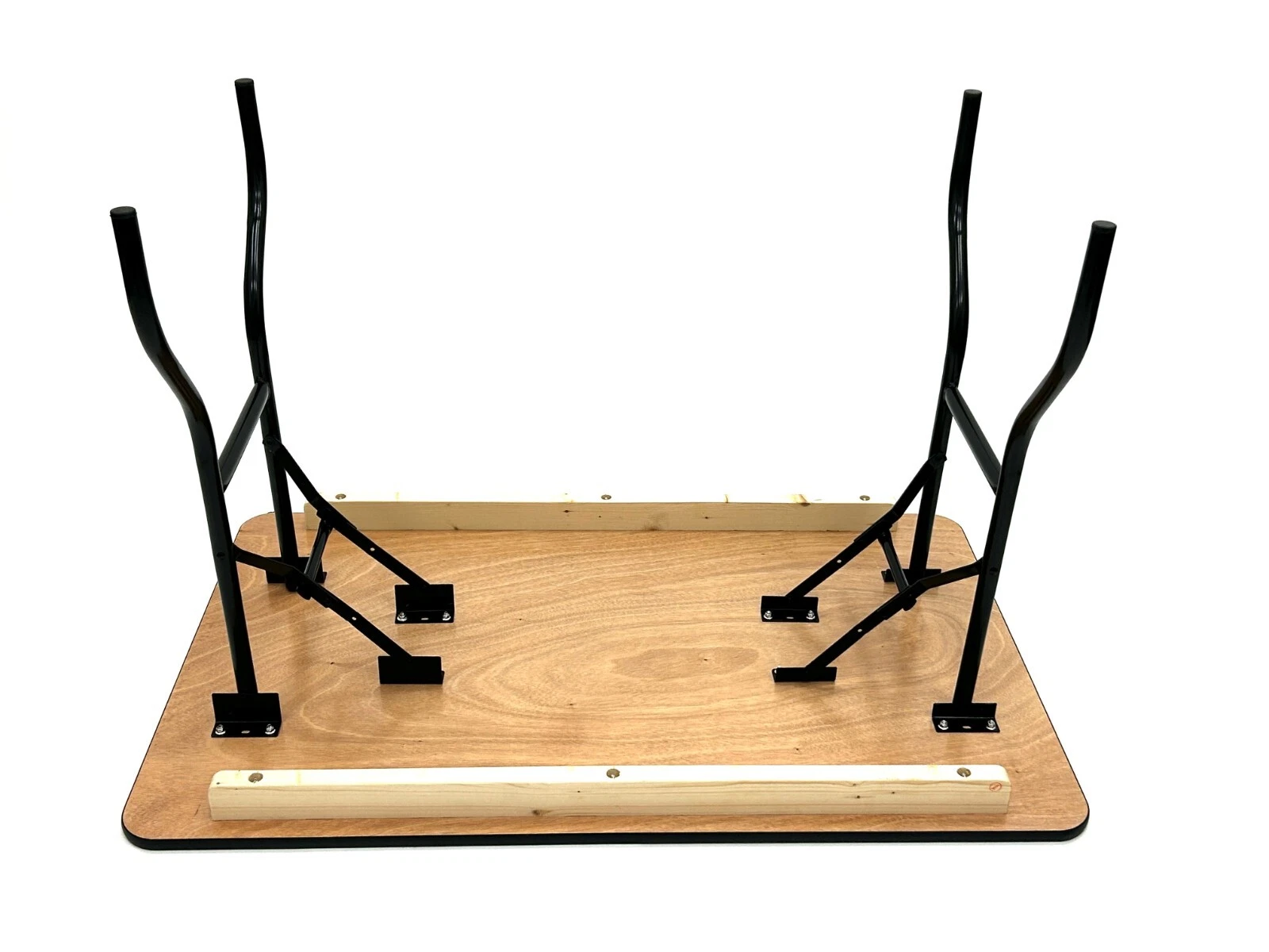 4ft Wooden Trestle Table - Image 2